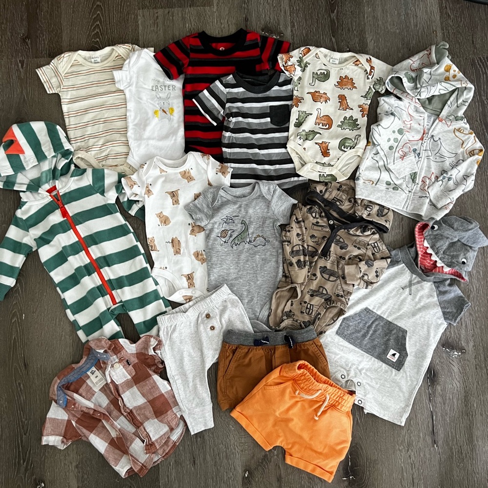 15 piece 3M baby clothes bundle